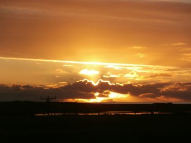Sunset over Stronsay