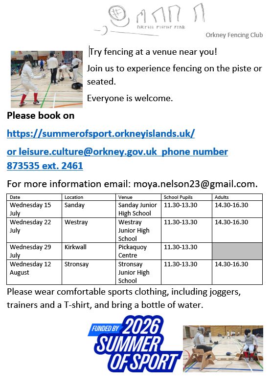 Orkney Fencing Club
